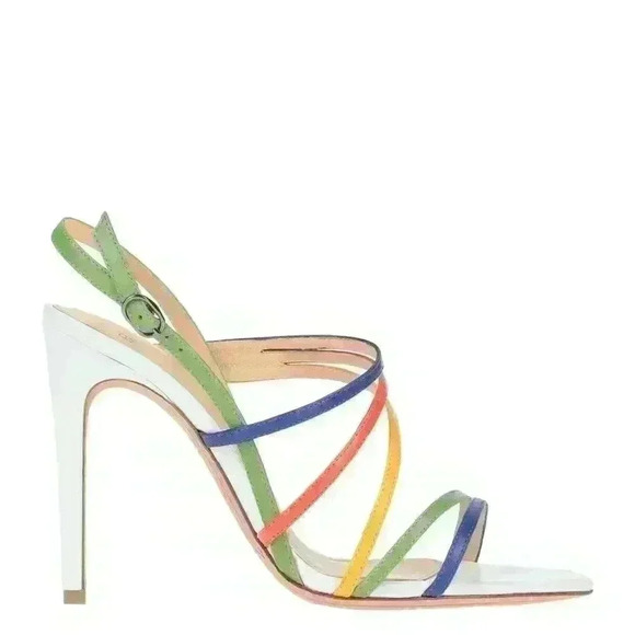 ALEXANDRE BIRMAN Strappy Leather Slingback Mult—Color Sandals - Picture 16 of 16